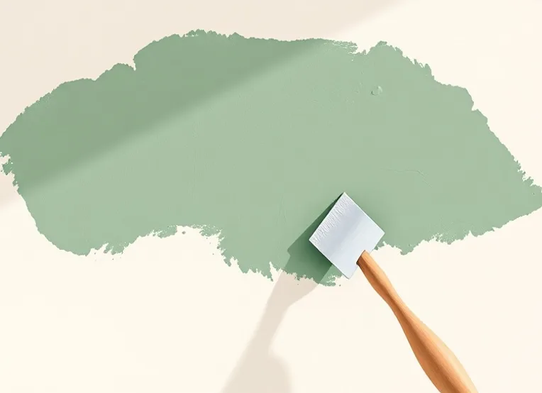 Application d'un enduit décoratif à la lisseuse sur un mur